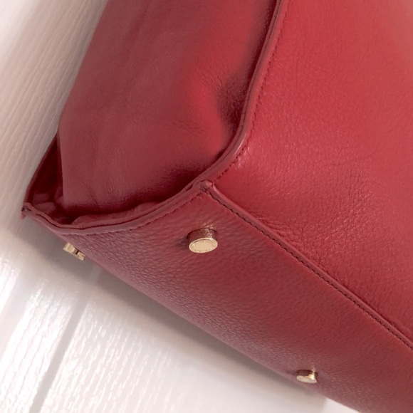 Danier red laptop bag - Picture 4 of 4